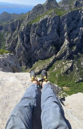 Paklenica, Croatia, Jernej Kruder - Jernej Kruder climbing at Paklenica in Croatia