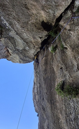 Paklenica, Croatia, Jernej Kruder - Jernej Kruder climbing at Paklenica in Croatia