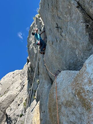 Paklenica, Croatia, Jernej Kruder - Jernej Kruder climbing at Paklenica in Croatia