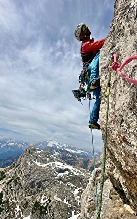 Bio Rock Piccolo Lagazuoi, Dolomiti, Simon Kehrer, Marta Willeit - L'apertura di 'Bio Rock' alla sud del Piccolo Lagazuoi, Dolomiti (Simon Kehrer, Marta Willeit 04-05/2026) Bio Rock Piccolo Lagazuoi, Dolomiti, Simon Kehrer, Marta Willeit - L'apertura di 'Bio Rock' alla sud del Piccolo Lagazuoi, Dolomiti (Simon Kehrer, Marta Willeit 04-05/2026)
