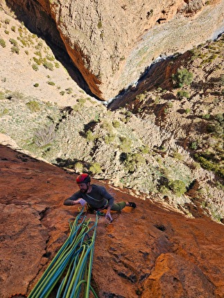 Taghia, Morocco, Joseph Harris, Iker Pou - The first ascent of 'Club Ahmed' on Tuyat at Taghia in Morocco (Joseph Harris, Iker Pou 2026) Taghia, Morocco, Joseph Harris, Iker Pou - The first ascent of 'Club Ahmed' on Tuyat at Taghia in Morocco (Joseph Harris, Iker Pou 2026)