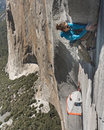 Pietro Vidi ripete Free Zodiac su El Capitan in Yosemite