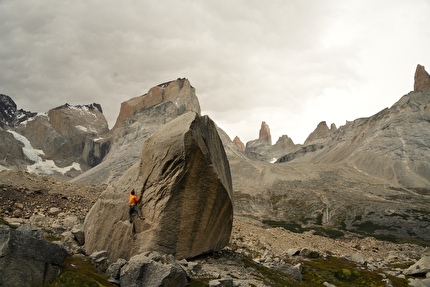 Cerro Cota, Torres del Paine, Patagonia - Making the first ascent of 'Echoes in the Dark' on the east face of Cerro Cota, Torres del Paine, Patagonia (Kosuke Kawachi, Toru Nakajima, Yudai Suzuki 5-9/03/2026)