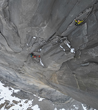 Cerro Cota, Torres del Paine, Patagonia - Making the first ascent of 'Echoes in the Dark' on the east face of Cerro Cota, Torres del Paine, Patagonia (Kosuke Kawachi, Toru Nakajima, Yudai Suzuki 5-9/03/2026)