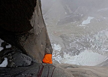Cerro Cota, Torres del Paine, Patagonia - Making the first ascent of 'Echoes in the Dark' on the east face of Cerro Cota, Torres del Paine, Patagonia (Kosuke Kawachi, Toru Nakajima, Yudai Suzuki 5-9/03/2026)