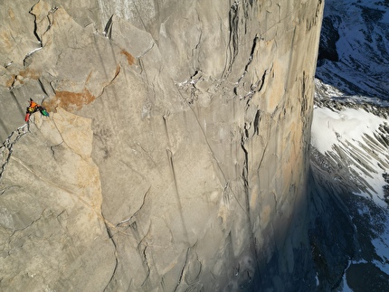 Cerro Cota, Torres del Paine, Patagonia - Making the first ascent of 'Echoes in the Dark' on the east face of Cerro Cota, Torres del Paine, Patagonia (Kosuke Kawachi, Toru Nakajima, Yudai Suzuki 5-9/03/2026)