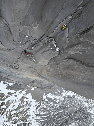 Cerro Cota, Torres del Paine, Patagonia - Making the first ascent of 'Echoes in the Dark' on the east face of Cerro Cota, Torres del Paine, Patagonia (Kosuke Kawachi, Toru Nakajima, Yudai Suzuki 5-9/03/2026)