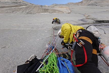 Cerro Cota, Torres del Paine, Patagonia - Making the first ascent of 'Echoes in the Dark' on the east face of Cerro Cota, Torres del Paine, Patagonia (Kosuke Kawachi, Toru Nakajima, Yudai Suzuki 5-9/03/2026)