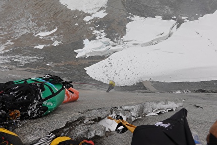 Cerro Cota, Torres del Paine, Patagonia - Making the first ascent of 'Echoes in the Dark' on the east face of Cerro Cota, Torres del Paine, Patagonia (Kosuke Kawachi, Toru Nakajima, Yudai Suzuki 5-9/03/2026)