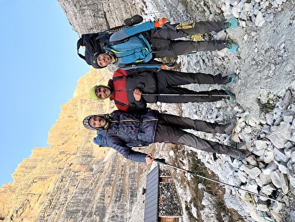 Dolomitismo - Dolomitismo: Davide Cassol, Luca Vallata, Emanuele Confortin (Campanile Basso, Dolomiti di Brenta)