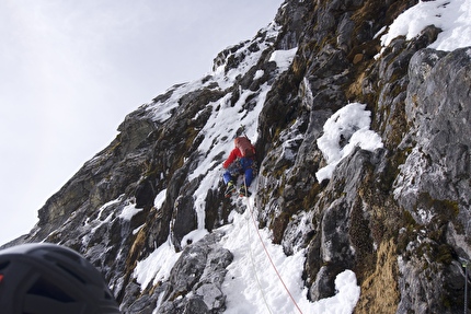 Kongde Ri Shar, Kwangde Ri, Nepal, Elias Hangweyrer, Max Muck, Jakob Ritzl - The first pitches of 'Edge of Patience' on Kongde Ri Shar, Nepal (Elias Hangweyrer, Max Muck, Jakob Ritzl 12 - 17/05/2026) Kongde Ri Shar, Kwangde Ri, Nepal, Elias Hangweyrer, Max Muck, Jakob Ritzl - The first pitches of 'Edge of Patience' on Kongde Ri Shar, Nepal (Elias Hangweyrer, Max Muck, Jakob Ritzl 12 - 17/05/2026)