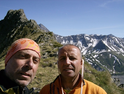 Aiguille de Chatelet - via Carpe diem - Fabrizio Recchia and Mauro Franceschini