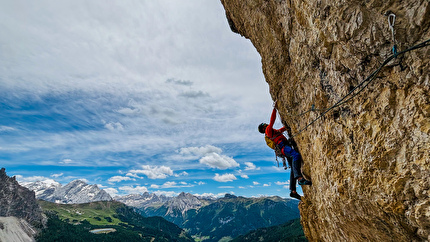 Sellavie, la nuova via lunga aperta al Piz Ciavazes (Dolomiti) da Hubert Eisendle e Simon Kehrer