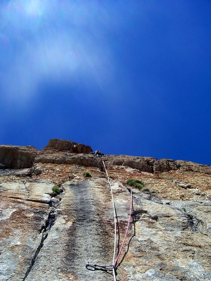 Rocca la Meja - Max su L9 di Eppure il vento soffia ancora, Rocca la Meja, Val Maira