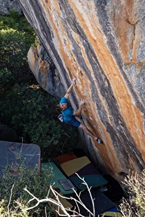 James Pearson Legacy Rocklands - James Pearson making his highball ascent of 'Legacy' at Rocklands, South Africa James Pearson Legacy Rocklands - James Pearson making his highball ascent of 'Legacy' at Rocklands, South Africa