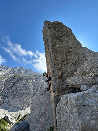 Bila Pec - Martina Budel climbing Diamante (7b+), Bila Pec Bila Pec - Martina Budel climbing Diamante (7b+), Bila Pec