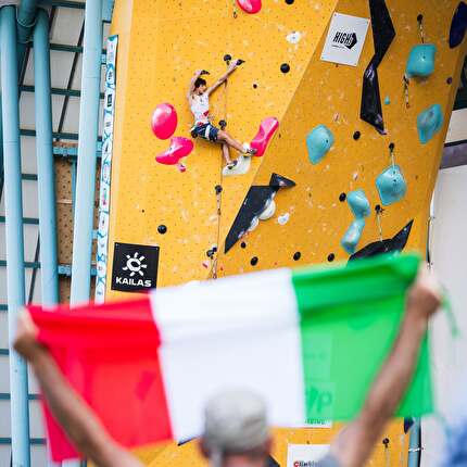 Andrea Chelleris vice campione del Mondo Lead U19!
