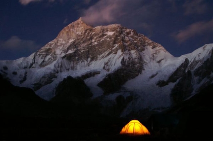 Makalu - Makalu from Base Camp, winter 2008