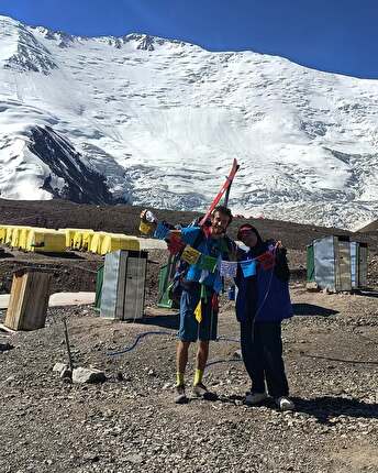 Ettore Campana Lenin Peak Scalo Sogni - Ettore Campana dopo aver scalato il Lenin Peak (7134m) in Kirghizistan, luglio 2026 Ettore Campana Lenin Peak Scalo Sogni - Ettore Campana dopo aver scalato il Lenin Peak (7134m) in Kirghizistan, luglio 2026
