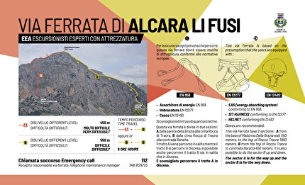 Via Ferrata degli Alcaresi, Sicilia - La Via Ferrata degli Alcaresi a Alcara Li Fusi in Sicilia Via Ferrata degli Alcaresi, Sicilia - La Via Ferrata degli Alcaresi a Alcara Li Fusi in Sicilia