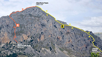 Via Ferrata degli Alcaresi, Sicilia - Il tracciato della Via Ferrata degli Alcaresi. Situata a Alcara Li Fusi, nel cuore dei Monti Nebrodi in provincia di Messina, si tratta della prima via ferrata in Sicilia Via Ferrata degli Alcaresi, Sicilia - Il tracciato della Via Ferrata degli Alcaresi. Situata a Alcara Li Fusi, nel cuore dei Monti Nebrodi in provincia di Messina, si tratta della prima via ferrata in Sicilia