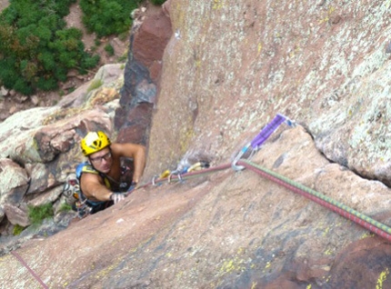 USA Climbing Trip - Marcello Sanguineti su The Naked Edge, L1