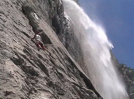 Wenden - Portami Via: Domenico Soldarini during the first ascent