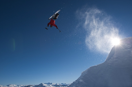 2013 National Geographic Adventurer of the Year - On February 3, 2012, Josh Dueck performed the world's first sit-ski backflip on a massive jump at Powder Mountain Catskiing outside of Whistler, British Columbia.