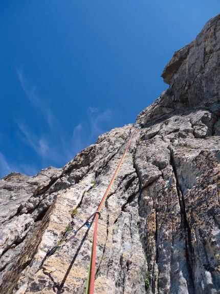 Val Masino, Punta Allievi - XXV Mario dell'Oro (650 mt, VI+ obbl.