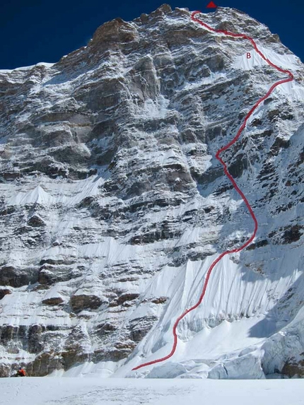 Janak West Face, first ascent in the Himalaya by Marcic and Strazar