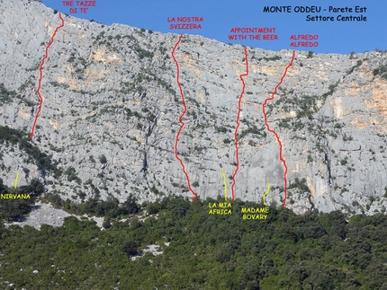 Sardinia, 4 new rocks climbs on Monte Oddeu