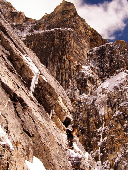 Simnang Himal - 10/2012: Serhiy Bublik e Mykola Shymko e la prima salita di Simnang Himal (6251m) Himalaya.