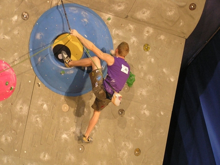 Lead World Cup 2012 - Kranj - Jakob Schubert competing in the Final at Kranj