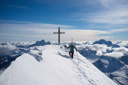 Dolomites - 23/11/2012: Tofana di Rozes