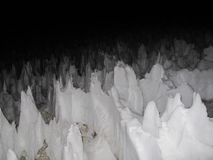 Bolivia - Acotango. Campi di Penitentes