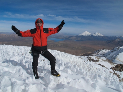 Bolivia - Acotango. Vetta.