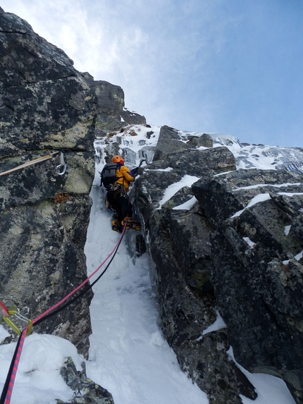 New winter routes up Pizzo del Becco