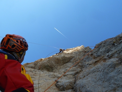 Dolomiti di Brenta - Via Ladri, Campanile Basso di Massimo Faletti, Cristian Brenna, Silvestro e Tommaso Franchini