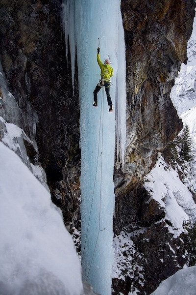 Ötztal - 01/01/2013: Lucky Strike (WI6, 45m, Hansjörg Auer & Heiko Wilhelm)