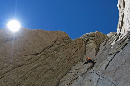 La strana coppia Cristian Brenna ed Hervé Barmasse sul Cerro Piergiorgio