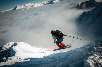 Swatch Freeride World Tour 2013 by The North Face. - Dal 17 al 20 gennaio 2013 a Courmayeur si svolgerà la seconda tappa della Swatch Freeride World Tour by The North Face. Questa la foto dalla prima tappa di Revelstoke in Canada.