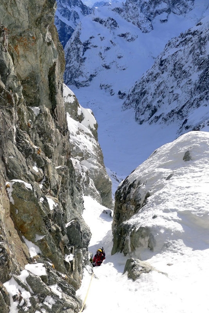 Follow the Gully, nuova goulotte sulla Barre des Ecrins