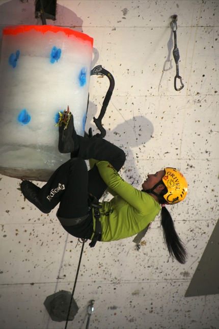 Ice Climbing World Cup 2013 - Saas Fee - Maria Tolokonina