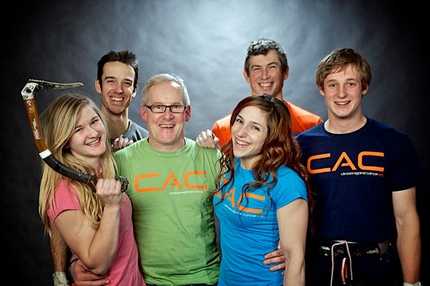 Climbers against Cancer - Shauna Coxsey, Tom Randall, John Ellison, Alex Puccio, Andy Turner e Pete Whittaker.