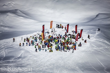 Freeride Challenge Punta Nera - During the Freeride Challenge Punta Nera 2012 at Cortina