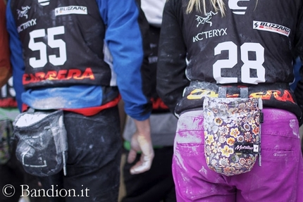 Freeride Challenge Punta Nera - During the Freeride Challenge Punta Nera 2012 at Cortina