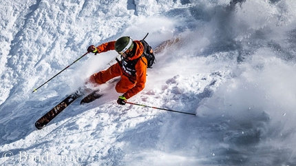 Freeride Challenge Punta Nera - During the Freeride Challenge Punta Nera 2012 at Cortina