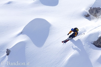 Freeride Challenge Punta Nera - During the Freeride Challenge Punta Nera 2012 at Cortina