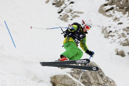 Freeride Challenge Punta Nera - During the Freeride Challenge Punta Nera 2012 at Cortina