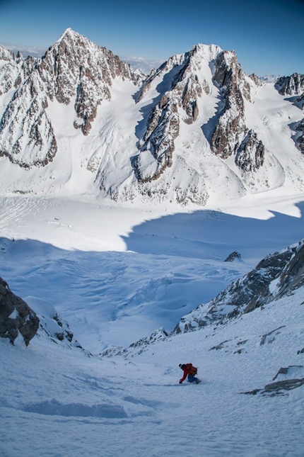 Aiguille Verte and the Aiguille Carrée Couloir